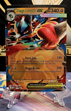 Mega Lucario ex 012 Me: Mega Evolution Promo Holo Pokemon TCG - Image 3