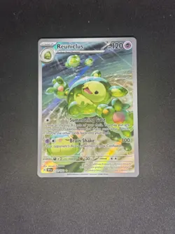 Pokemon TCG Reuniclus Card 171/162 S&V Temporal Forces Illustration Rare - Image 1