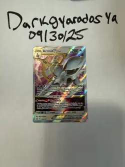 Pokemon TCG Arceus VSTAR Holo Ultra Rare Card 123/172 Brilliant Stars NM - Image 1