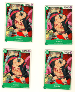 Set Of 4 Franky OP02-039 Common Paramount Wars One Piece Trading Card - Image 3