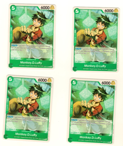 Set Of 4 Monkey.D.Luffy OP09-036 C Emperors Of The New World One Piece Trading - Image 1