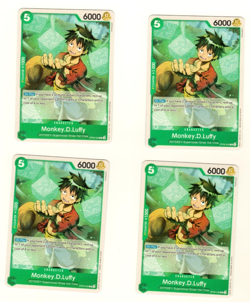 Set Of 4 Monkey.D.Luffy OP09-036 C Emperors Of The New World One Piece Trading - Image 3