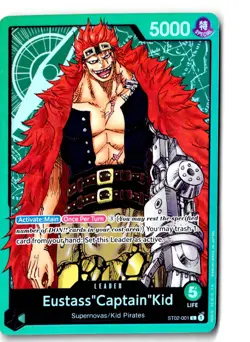 Eustass"Captain"Kid (001) ST02-001 Worst Generation One Piece Foil LP - Image 1