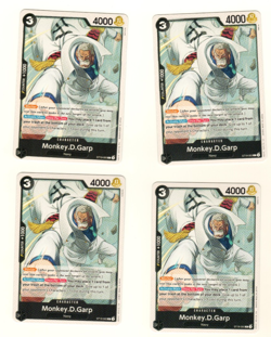 Set Of 4 Monkey.D.Garp ST19-005 C Starter Deck 19 Black Smoker One Piece Trading - Image 1