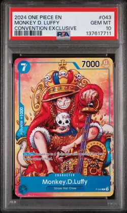Monkey.D.Luffy (Convention Promo 2024) P-043 One Piece Promotion Cards Foil - Image 5
