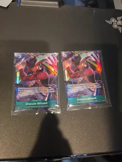 2xDracule Mihawk ST12-003 SEALED SR FOIL (Illustration Box Vol. 4) One Piece CCG - Image 1