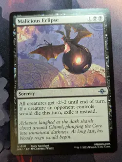 Malicious Eclipse - LCI - 0111 - MTG - TCG Card - Image 1