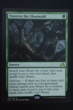 Magic The Gathering MTG TRAVERSE THE ULVENWALD Shadows Over Innistrad LP Played - Image 1