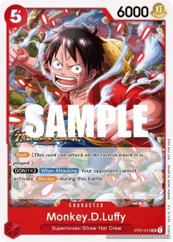Monkey.D.Luffy (Tournament Pack Vol. 5) [OP-PR - ST01-012] - NM [Normal] TCG ... - Image 1
