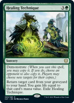 x1 Healing Technique R MTG Commander 2021 M/NM, English - Image 1