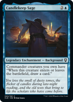 1x Candlekeep Sage MTG Commander Legends: Battle for Baldur's Gate NM Magic Regu - Image 1