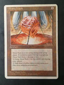 RUSH ENGLISH Quatrieme Edition - Mana Vault [EX] MTG magic 4ED - Image 1