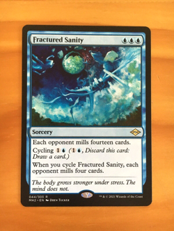 Mtg Carte Magic Modern Horizons Fractured Sanity English NM - Image 1