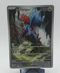 Pokemon TCG Druddigon 151/086 Illustration Rare White Flare NM Card - Image 1