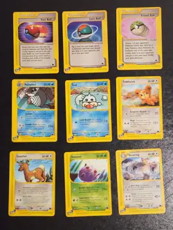 Pokemon Card Lot : SKYRIDGE commons 9 Card Lot. Poliwhirl, Ursaring, Teddiursa - Image 1