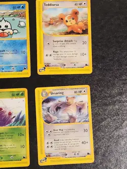 Pokemon Card Lot : SKYRIDGE commons 9 Card Lot. Poliwhirl, Ursaring, Teddiursa - Image 4