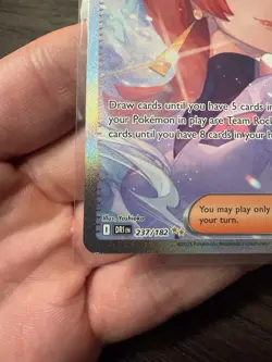 Pokemon TCG Destined Rivals Team Rocket's Ariana SIR Holo Card 237/182 - Image 3