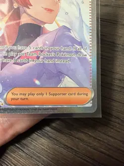 Pokemon TCG Destined Rivals Team Rocket's Ariana SIR Holo Card 237/182 - Image 4
