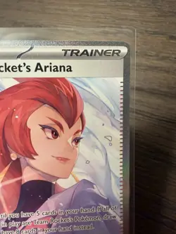 Pokemon TCG Destined Rivals Team Rocket's Ariana SIR Holo Card 237/182 - Image 5