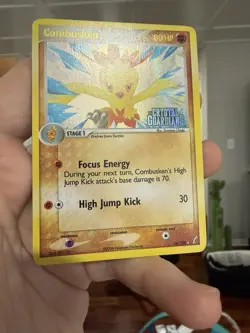 Combusken 16/100 - Reverse Holo EX Crystal Guardians Stamped Pokemon TCG LP - Image 3