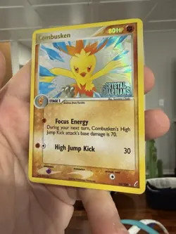 Combusken 16/100 - Reverse Holo EX Crystal Guardians Stamped Pokemon TCG LP - Image 4