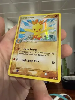 Combusken 16/100 - Reverse Holo EX Crystal Guardians Stamped Pokemon TCG LP - Image 5