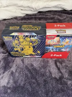 Pokemon Surging Sparks Elite Trainer Box + Booster Bundle – 2-Pack (Sealed) - Image 2