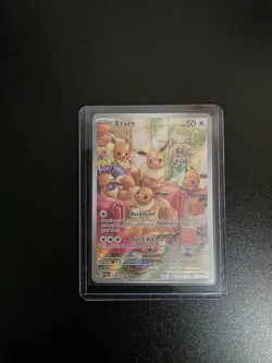 EeveeHolo 188/167 Sv06 Twilight Masquerade Illustration Rare Pokemon TCG NM - Image 1