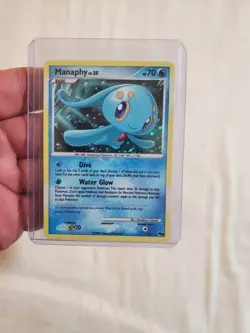 LP HOLO Manaphy 2/17 POP Series 7 Promo Holo Rare Pokemon Card LP - Image 1