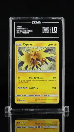 2023 POKEMON CLC TRADING CARD GAME CLASSIC #012 ZAPDOS TAG 10 - Image 1