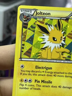 Jolteon BW91 Black Star Promo 2013 Holo Rare Pokemon Card TCG SWIRL - Image 4