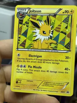Jolteon BW91 Black Star Promo 2013 Holo Rare Pokemon Card TCG SWIRL - Image 5