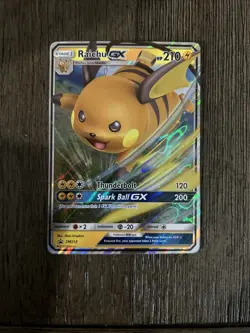 Raichu GX SM213 Hidden Fates Promo Pokemon Card NM - Image 1