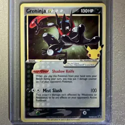 Pokemon Greninja Star SWSH144 Promo Holo Basic Card SWSH Sword & Shield 130 HP - Image 2