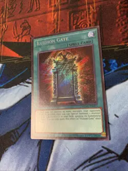 Yu-Gi-Oh! TCG Illusion Gate MZMU-EN023 1st Edition Secret Rare Near Mint - Image 2