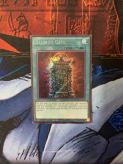 Yu-Gi-Oh! TCG Illusion Gate MZMU-EN023 1st Edition Secret Rare Near Mint - Image 3