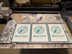 One Piece TCG Mihawk Gold DON!! Card Lot x3 OP14-119 Azure Sea's Seven Foil NM - Image 4