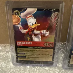 Disney Lorcana Magical Places Epcot 2026 Rapunzel & Donald Duck Promo Set Of 2 - Image 2