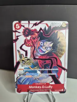 One Piece TCG - Monkey D. Luffy ST01-012 - 3rd Anniversary Promo Card - ENG - NM - Image 1