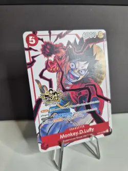 One Piece TCG - Monkey D. Luffy ST01-012 - 3rd Anniversary Promo Card - ENG - NM - Image 2