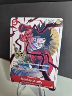 One Piece TCG - Monkey D. Luffy ST01-012 - 3rd Anniversary Promo Card - ENG - NM - Image 3
