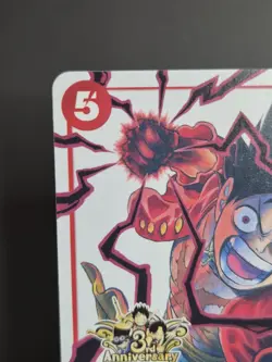 One Piece TCG - Monkey D. Luffy ST01-012 - 3rd Anniversary Promo Card - ENG - NM - Image 4