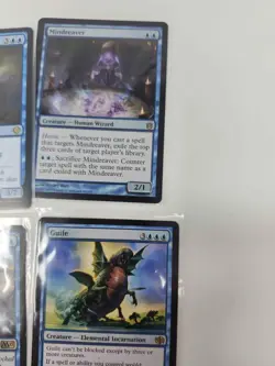 Lot of 8 MTG Blue (A) Cards: Rare or Higher. Near Mint - Lightly Played - Image 3