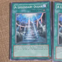 Yu-Gi-Oh! A Legendary Ocean Spell SD4-EN020 1st Edition Lot of 3 Cards - Image 2