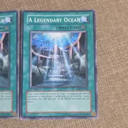 Yu-Gi-Oh! A Legendary Ocean Spell SD4-EN020 1st Edition Lot of 3 Cards - Image 4