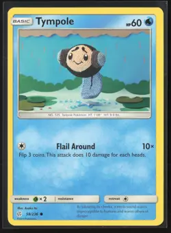 Tympole Common SM - Cosmic Eclipse 58/236 NM Pokemon Card Asako Ito Crochet - Image 1