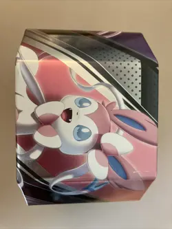 Sylveon Pokemon TCG Empty Tin Plus 10 Free Cards 820650850158 - Image 4