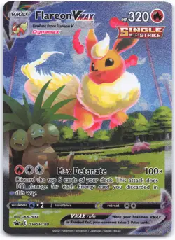 SWSH: Sword & Shield Promo Cards #SWSH180 Flareon VMAX - Image 1