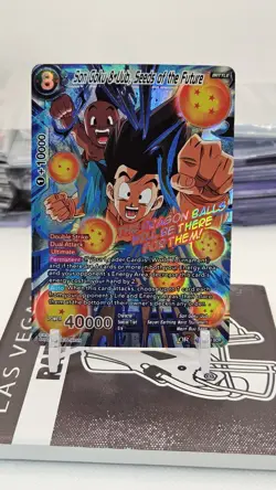 Dragon Ball Card - SON GOKU & UUB SEEDS OF THE FUTURE TB2-069 SCR - Image 1