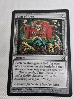 Wizards Coat of Arms Duels of the Planeswalkers Artifact Colorless Rare Regular… - Image 1